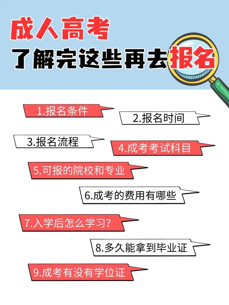 了解成人高考報名條件 - 腿腿教學網