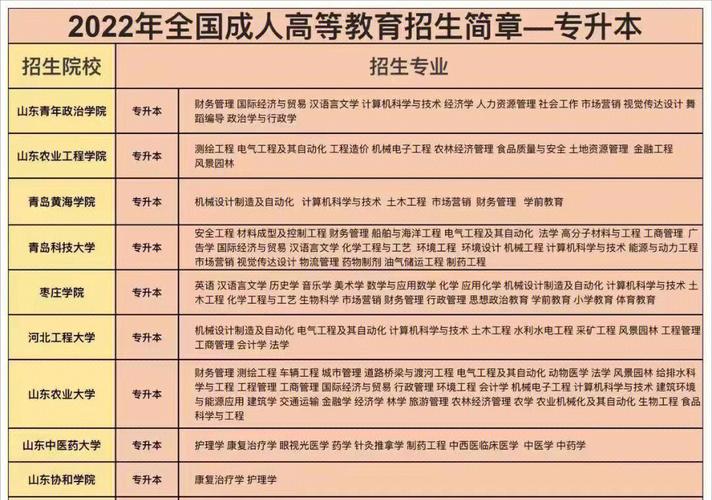 山東成人高考報(bào)考專業(yè)選擇指南 - 腿腿教學(xué)網(wǎng)