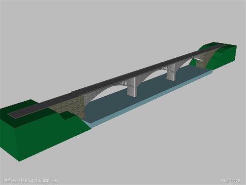 三視圖展示變參數橋梁結構模型 - BIM,Reivt中文網