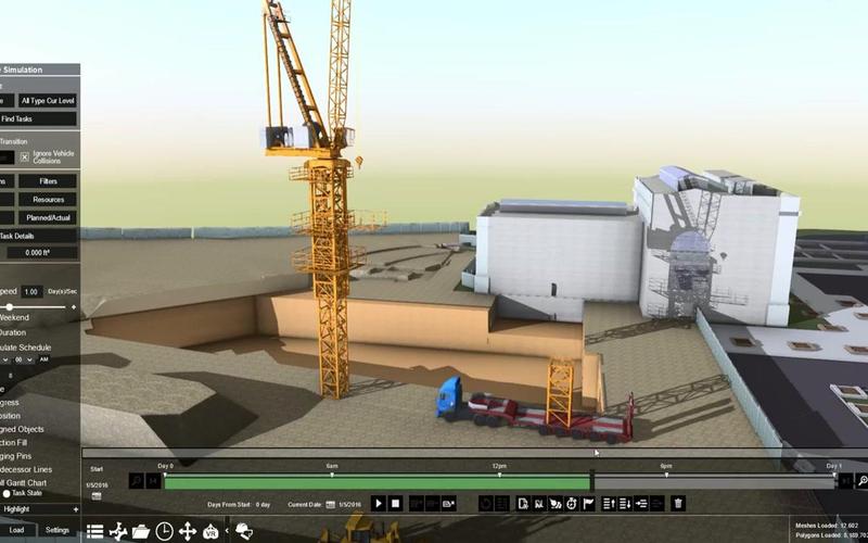 模擬動畫施工現場制作軟件 - BIM,Reivt中文網