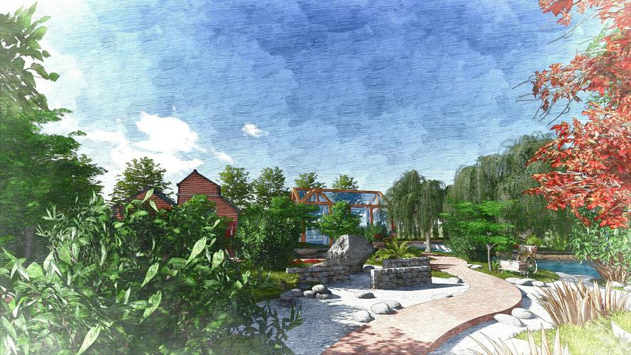 手繪風(fēng)格的lumion效果圖 手繪風(fēng)格的lumion效果圖 - BIM,Reivt中文網(wǎng)