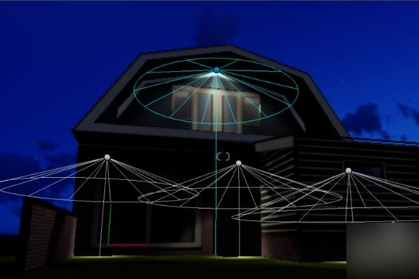 如何在Lumion中使燈具發出光亮