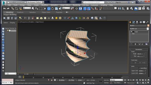 提升3Dmax設計技巧：彎曲、錐化、扭曲、晶格、FFD命令 - BIM,Reivt中文網