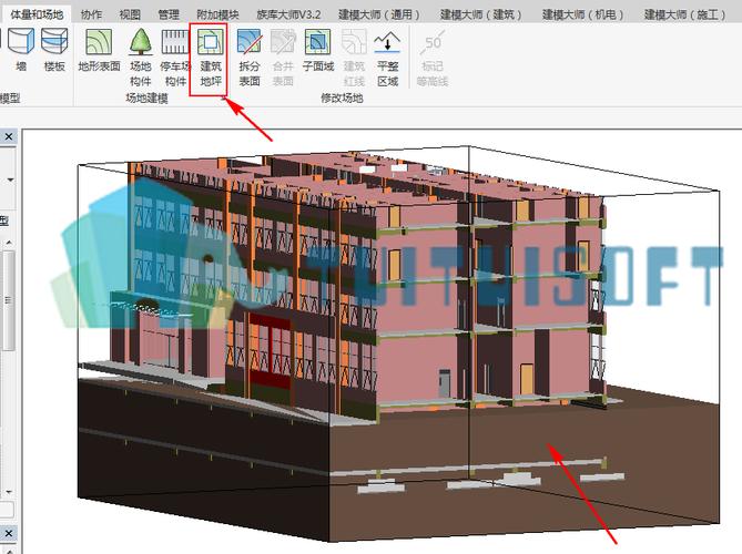 使用Revit建立地面 - BIM,Reivt中文網