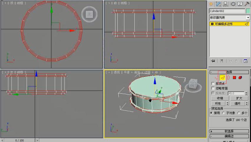 使用3dmax石墨建模工具制作歐式圓桌的方法 - BIM,Reivt中文網
