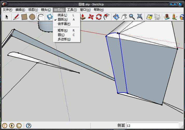 如何使用SketchUp給曲面模型貼圖 - BIM,Reivt中文網