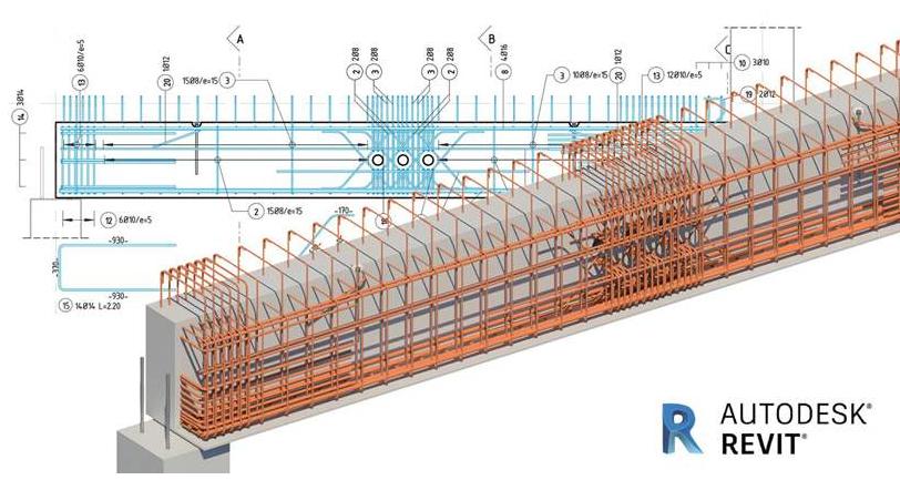 Revit梁鋼筋配置 - BIM,Reivt中文網