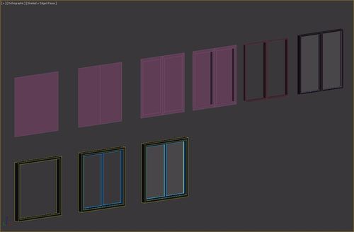 快速學習3Dmax建模固定窗的技巧，以及制作窗戶的3Dmax方法 - BIM,Reivt中文網
