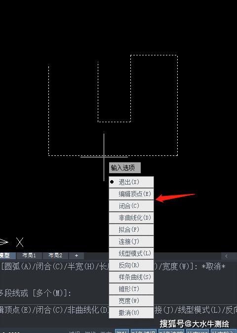 CAD多段線的閉合方法 - BIM,Reivt中文網